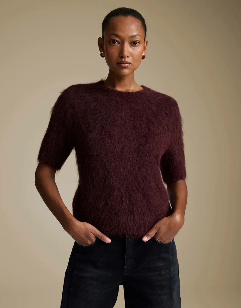 TIRINA Strickshirt mit Halbarm