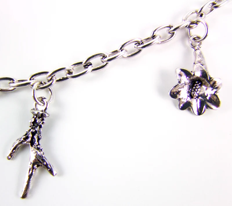 Ansteck Charivari Kette mit Edelweiß