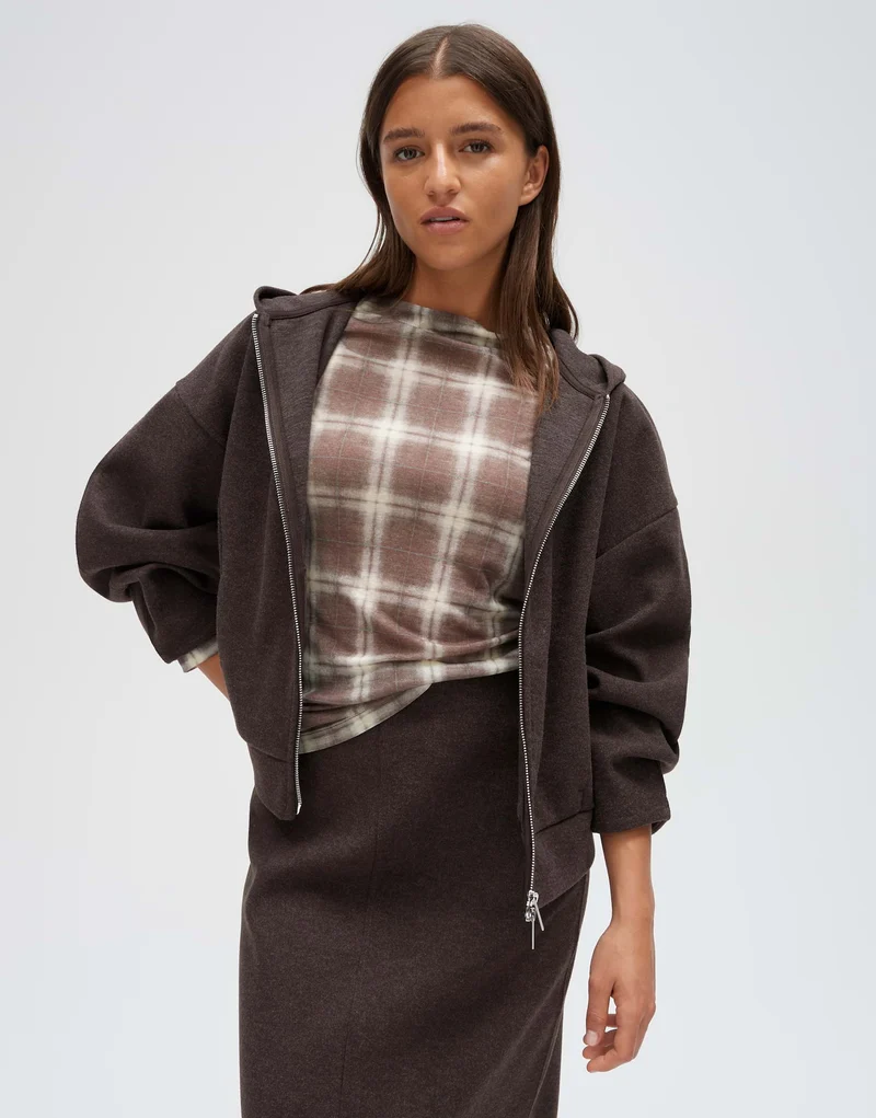 GEISI Kapuzenjacke aus Sweat