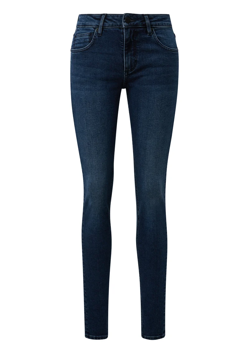 Skinny Jeans mit Used-Effekt