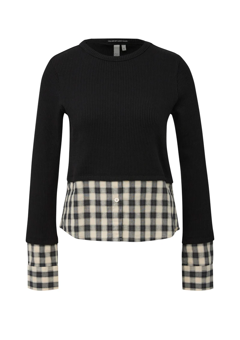 Blusenshirt in Layer-Optik