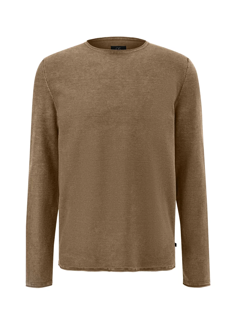 Strickpullover mit Waschung