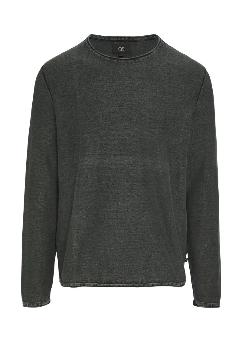 Strickpullover mit Waschung