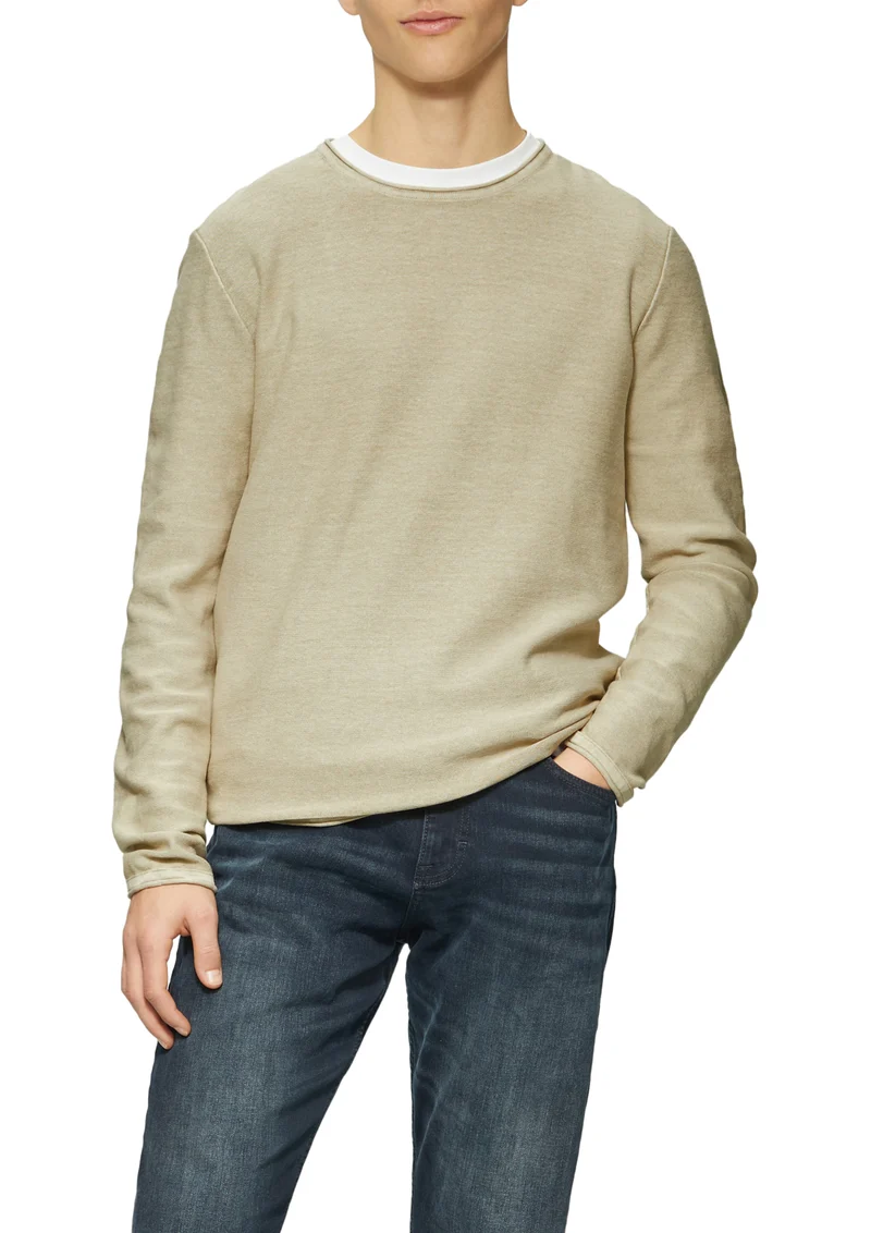 Strickpullover mit Waschung