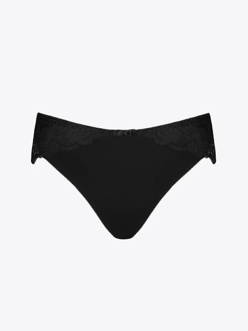 LISSI Klassischer Tai-Slip – Black Beauty