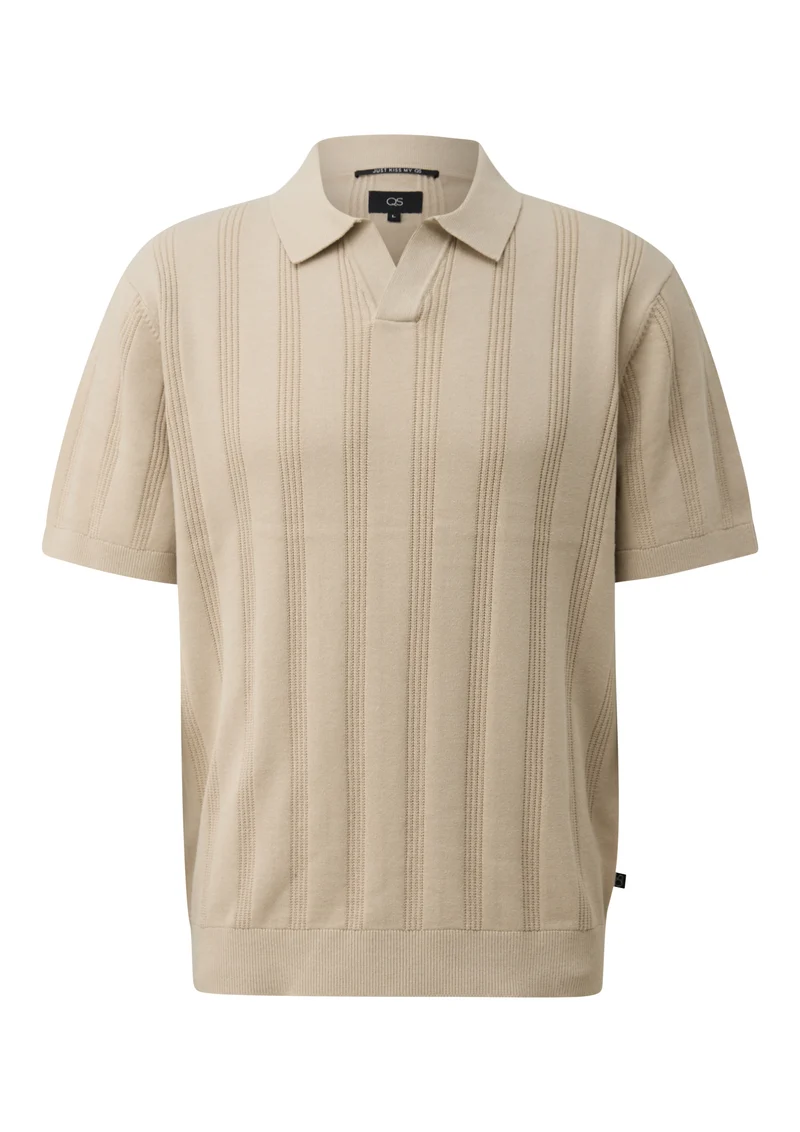 Gestricktes Poloshirt