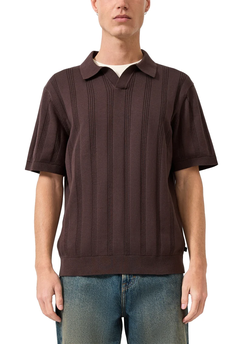 Gestricktes Poloshirt