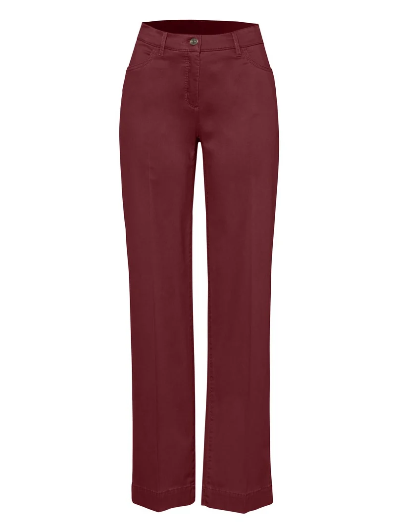 JENNY WIDE Hose aus Baumwollsatin