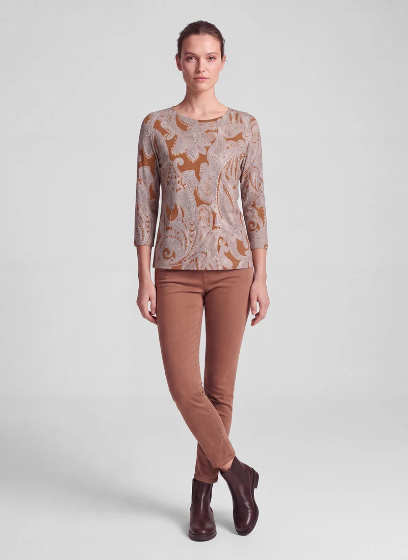 SUNSET VALLEY 3/4-Paisley-Shirt