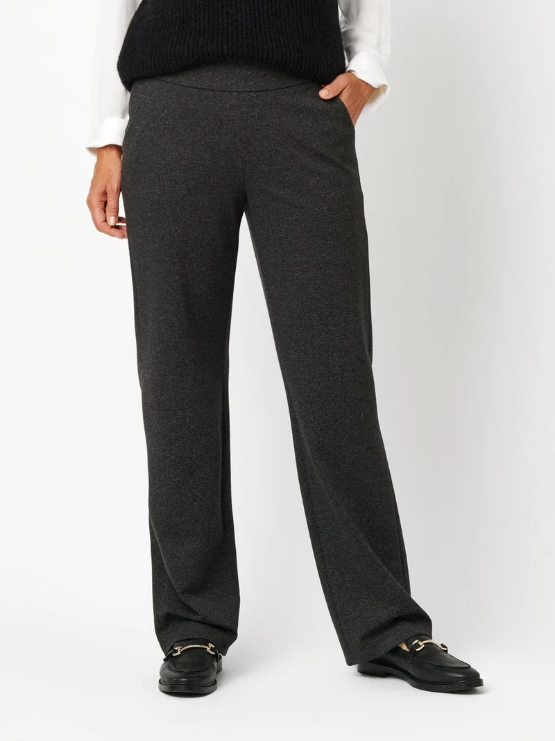 SCARLET Wide Leg Hose im Tweedlook