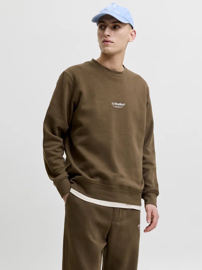 JJESOHO Sweatshirt mit Logo-Detail