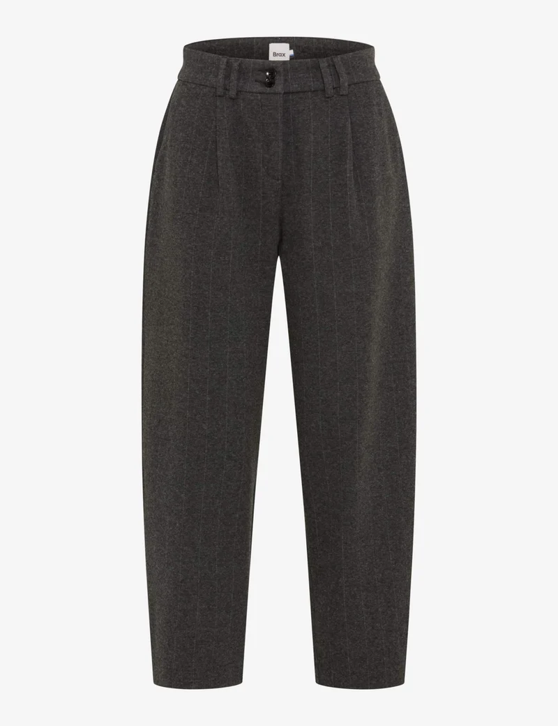 MEGAN S Bundfaltenhose im Barrel Fit