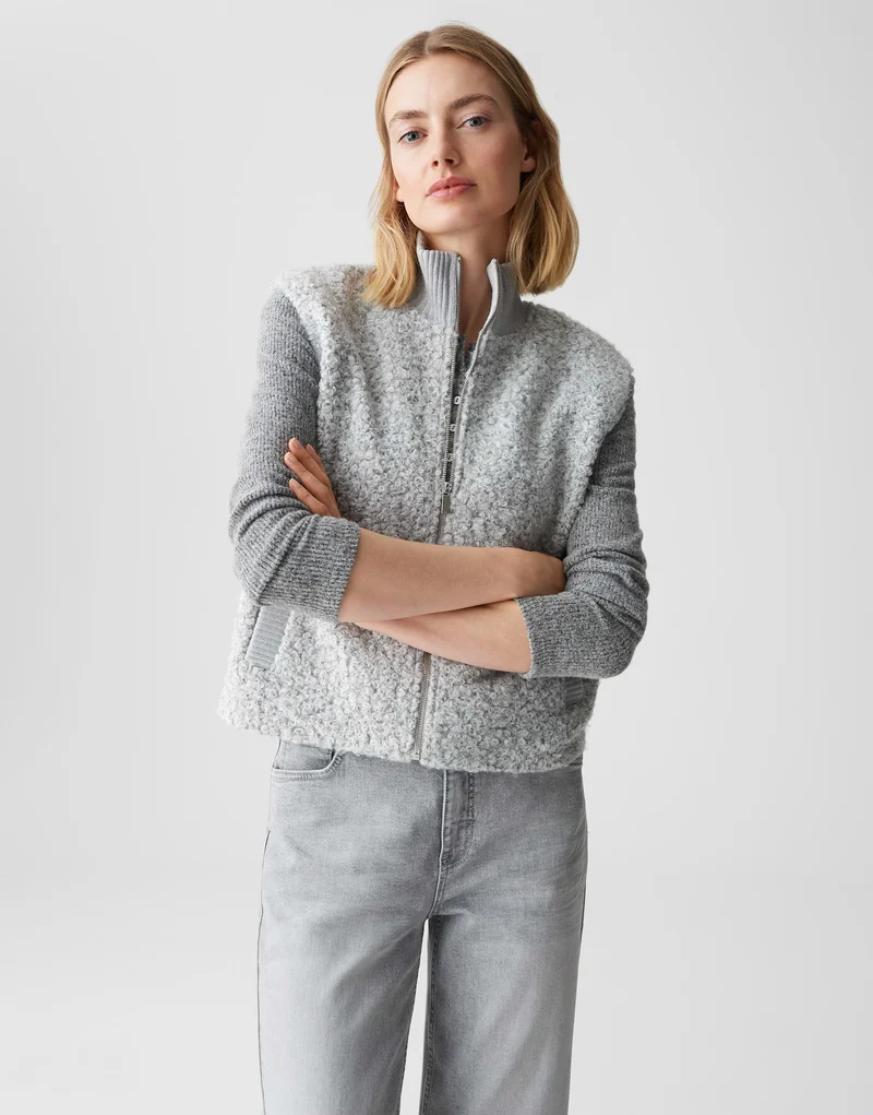 GULUNI Sweatweste in Bouclé Optik