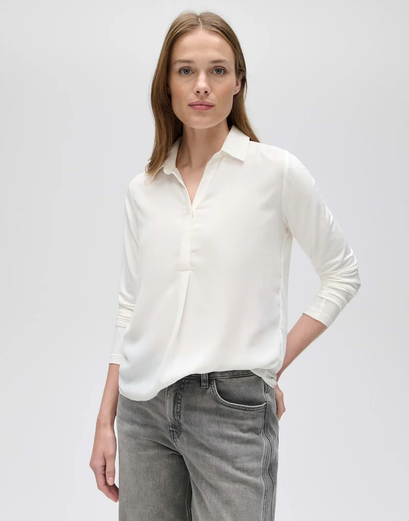FRERA Shirtbluse im Material Mix
