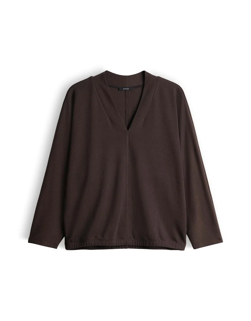 SLUTO Rippshirt mit 3/4 Arm