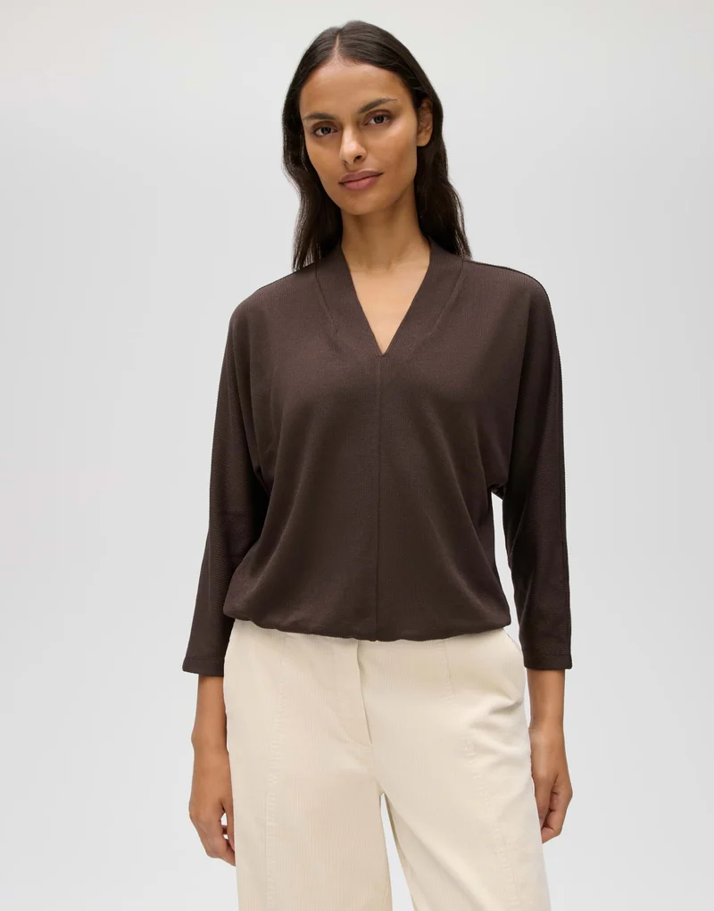 SLUTO Rippshirt mit 3/4 Arm