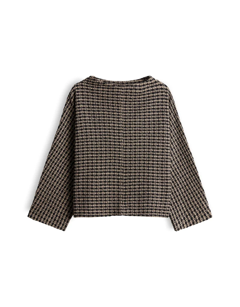GUMUNU Boxy Sweatshirt aus Jacquard