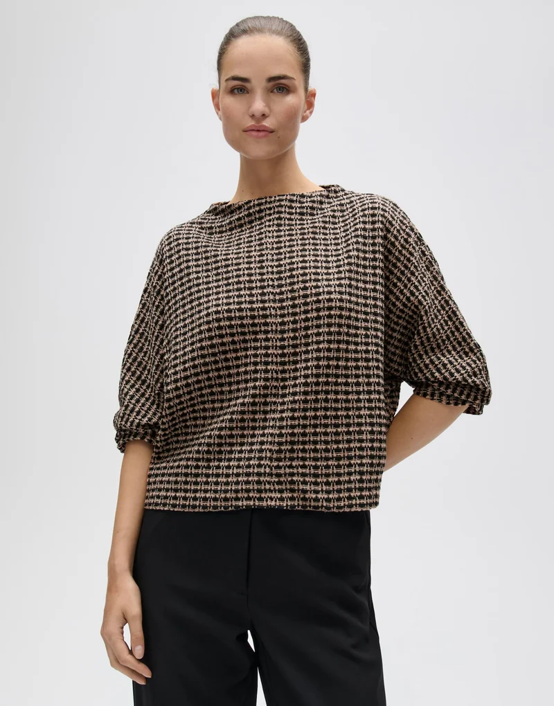 GUMUNU Boxy Sweatshirt aus Jacquard