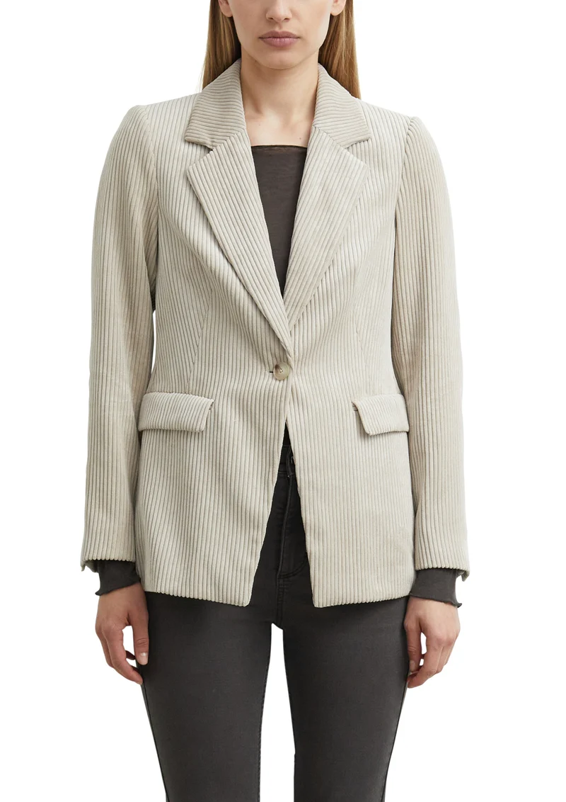 Einreihiger Blazer aus Breitcord