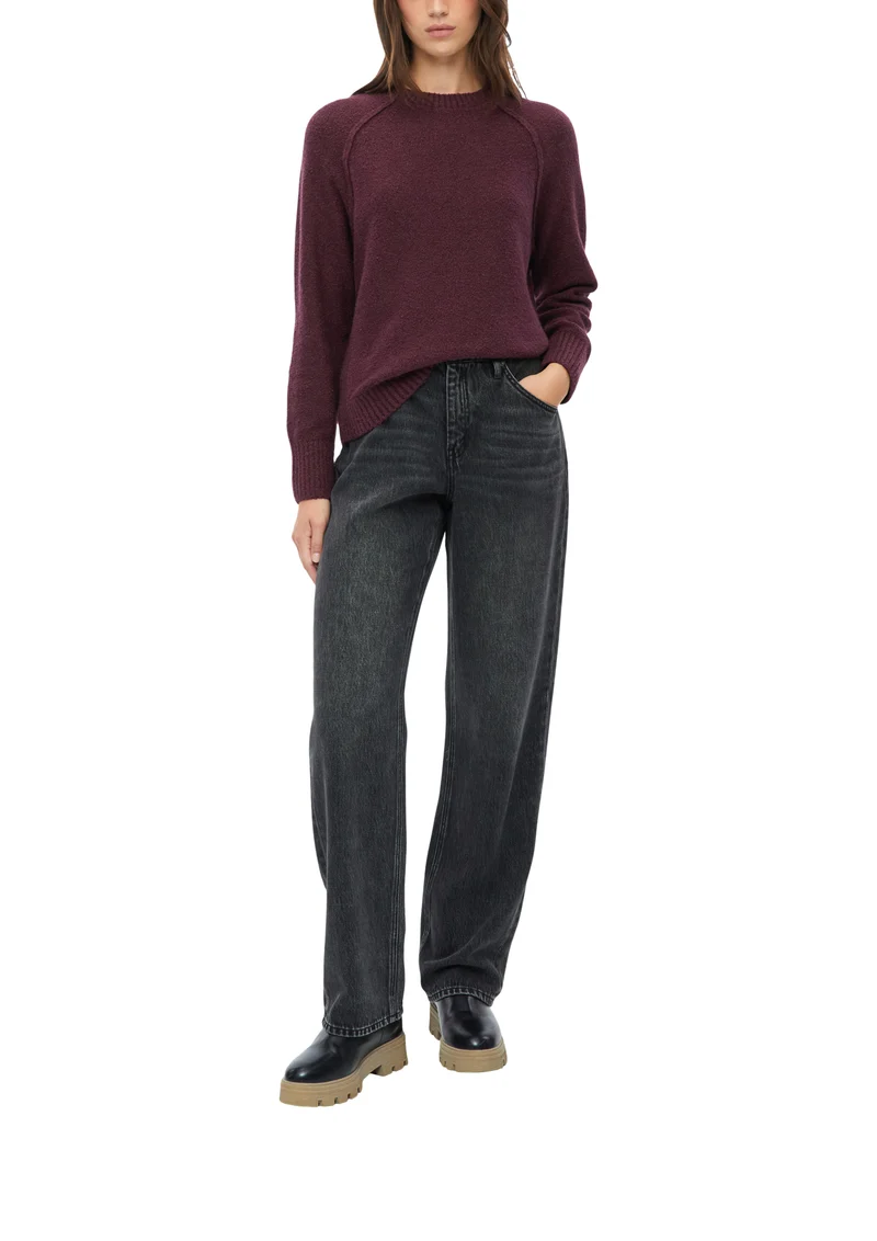 Boucle-Strickpullover