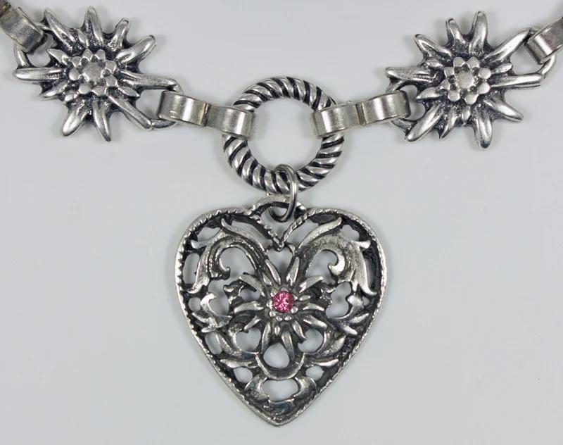 Charivari Kette mit Herz - Pink