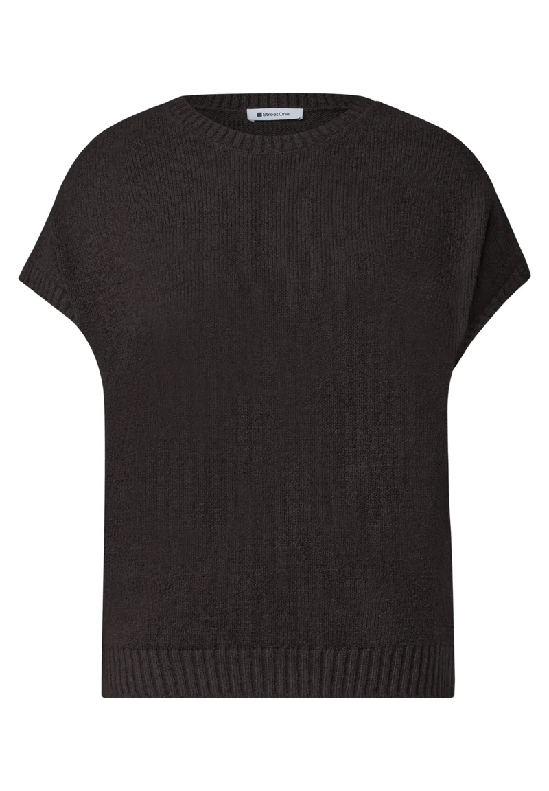 Grobstrickpullover aus Baumwollmix