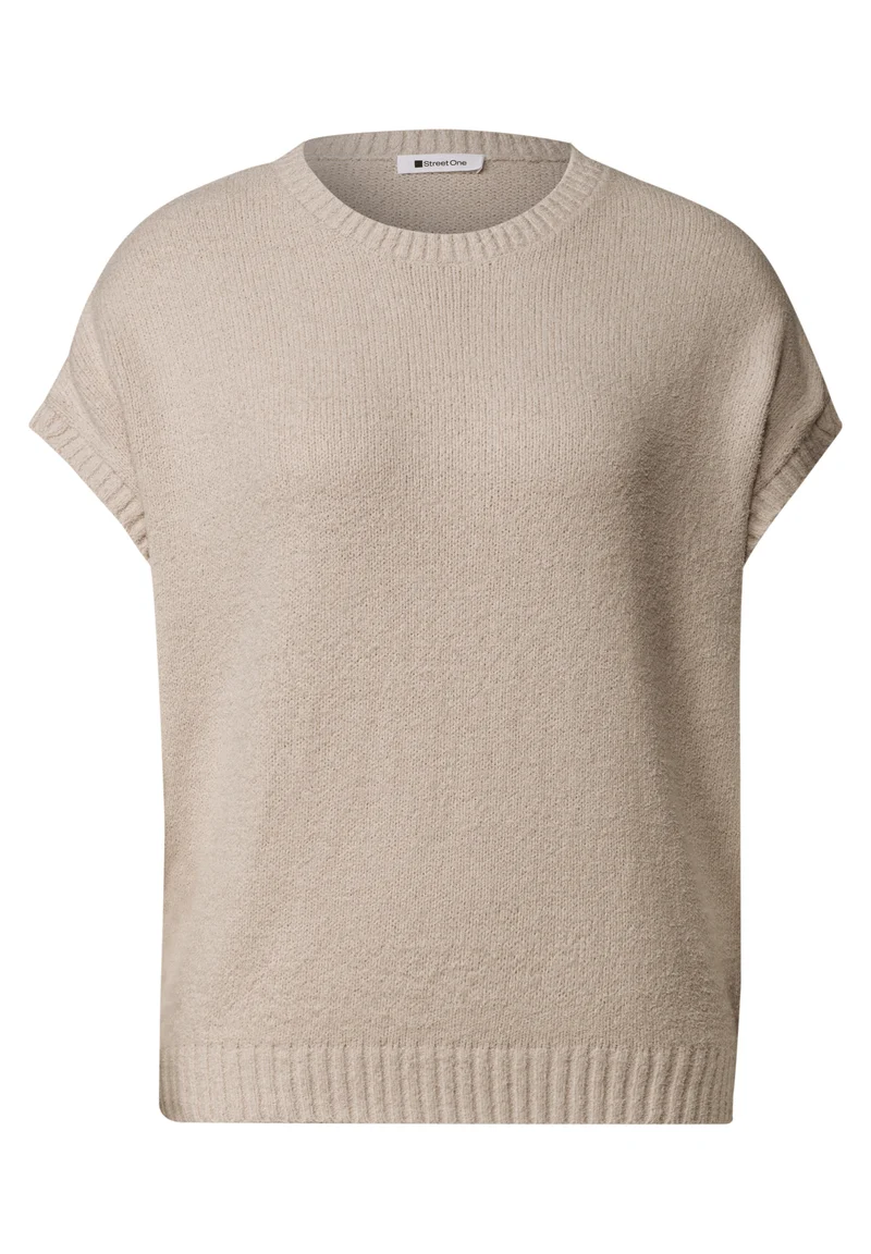Grobstrickpullover aus Baumwollmix