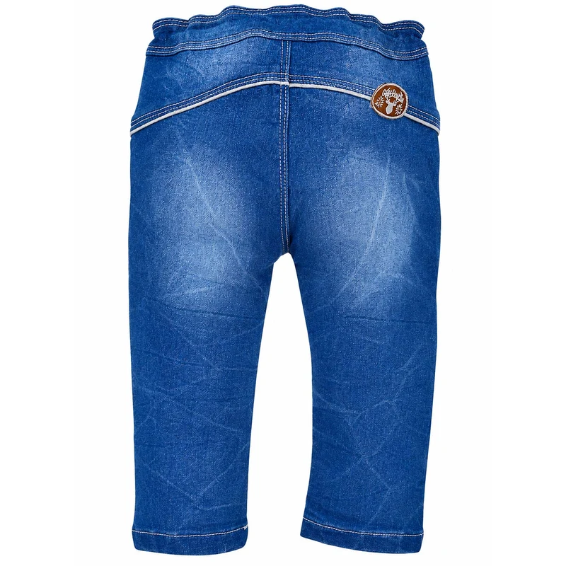 BONDI Lange Trachten Jeans "Gipfelkraxler" Jogg Denim für Jungen 91469 | Blau