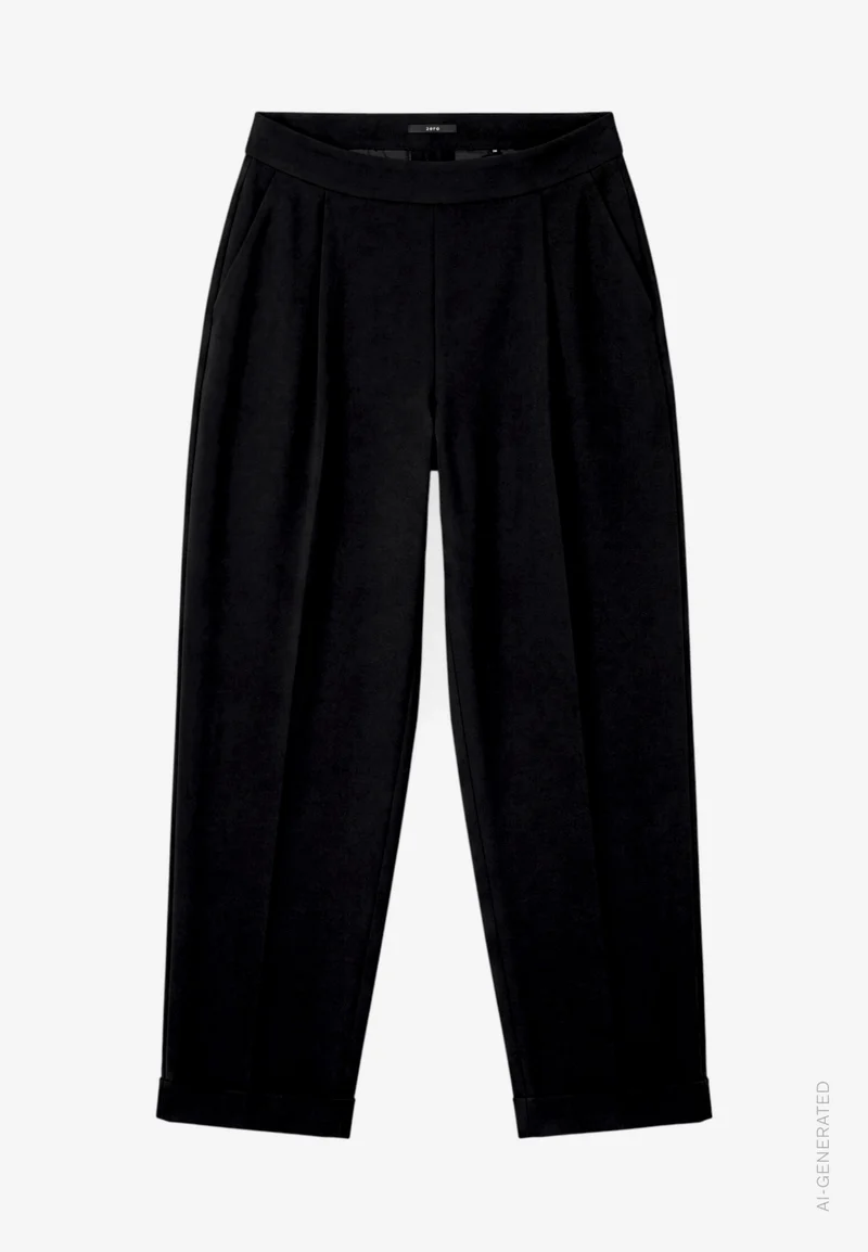 Stoffhose mit Bundfalten