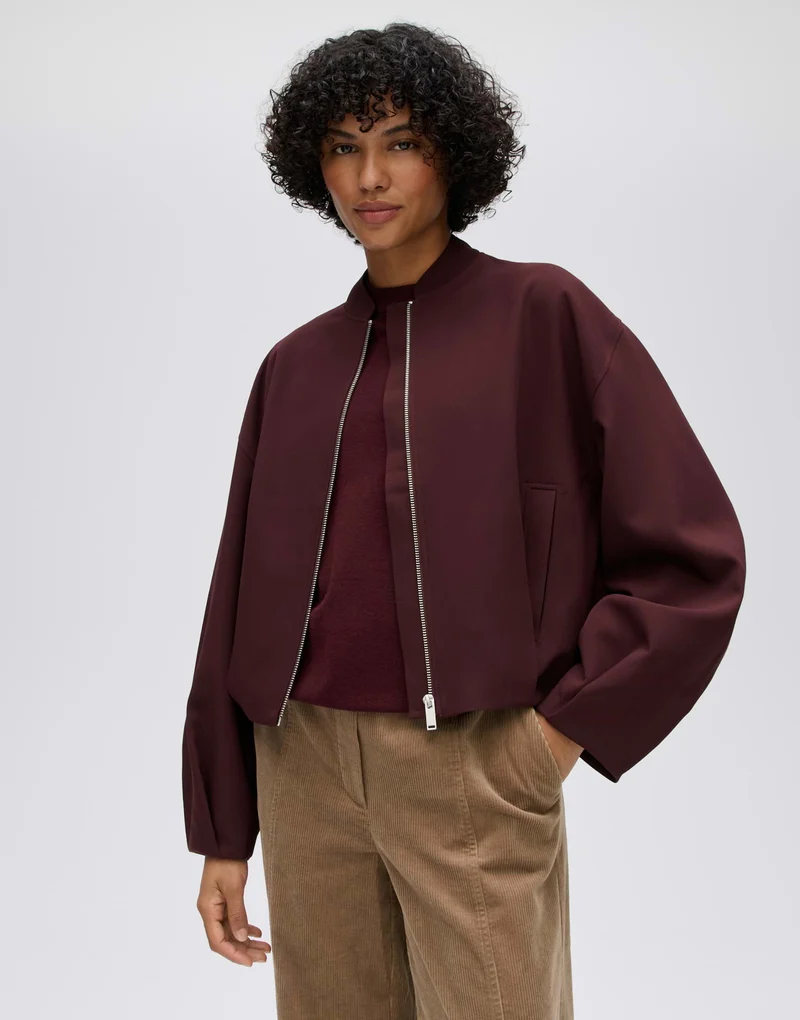 JEASY Blouson mit Ballonsaum
