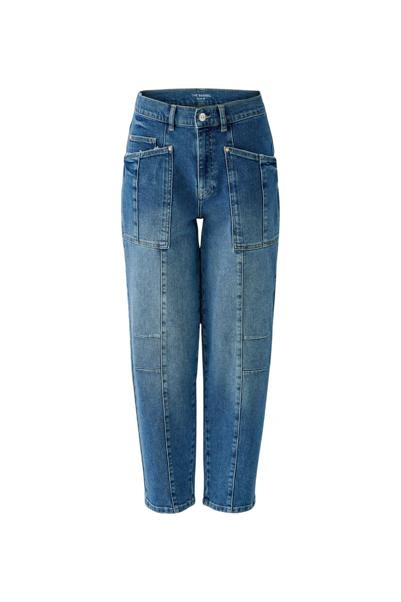 Jeans mit aufgesetzten Vordertaschen