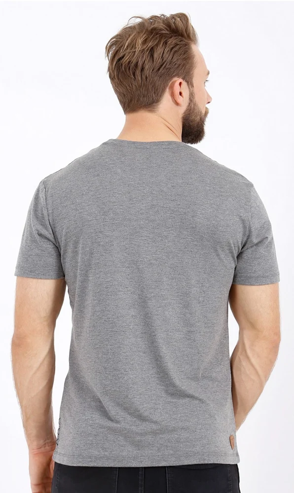 Krüger BUAM T-Shirt Wilder Hirsch - Grau