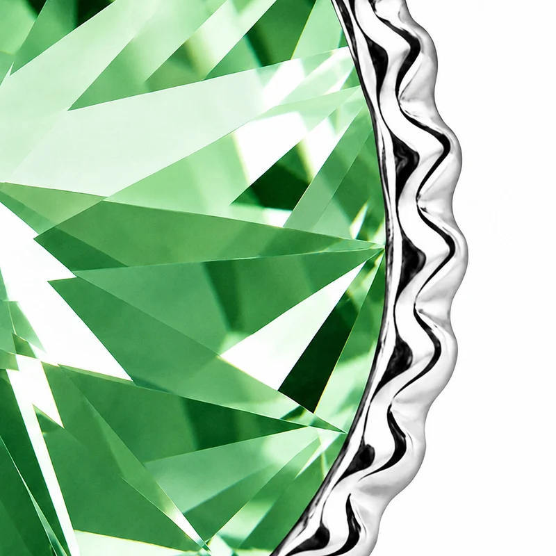 LUISIA® Solitär Ohrstecker "Joy" mit Kristallen von Swarovski® | Chrysolite