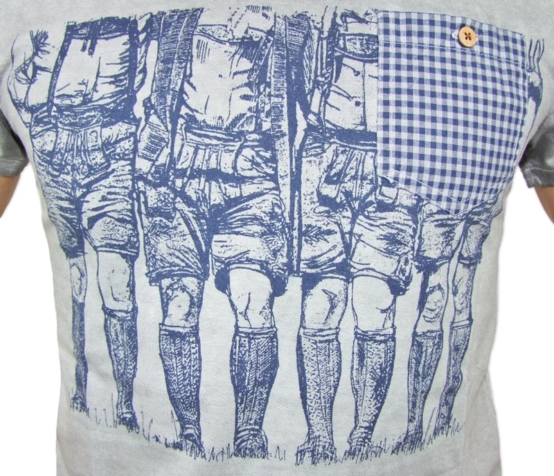 Krüger BUAM T-Shirt Krachlederne - Grau