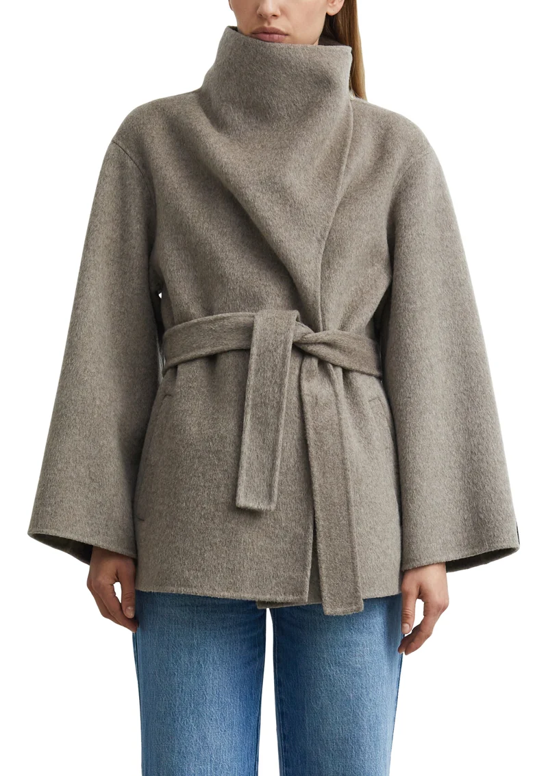 Double-Face-Jacke aus Wollmix