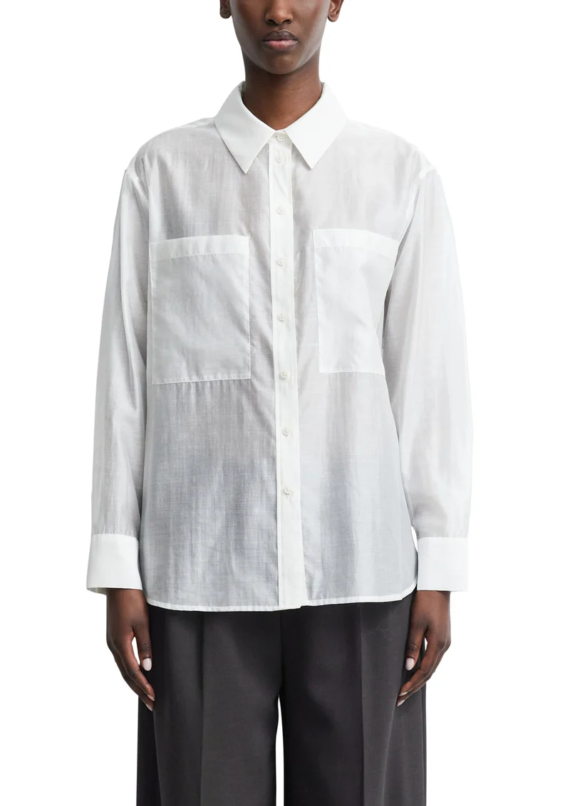 Transparente Organza-Bluse