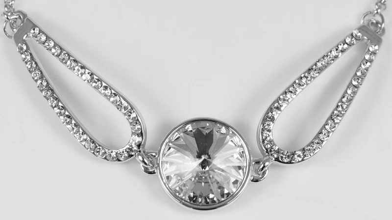 LUISIA® Silbernes Damen Armband mit Rivoli Premium Kristall