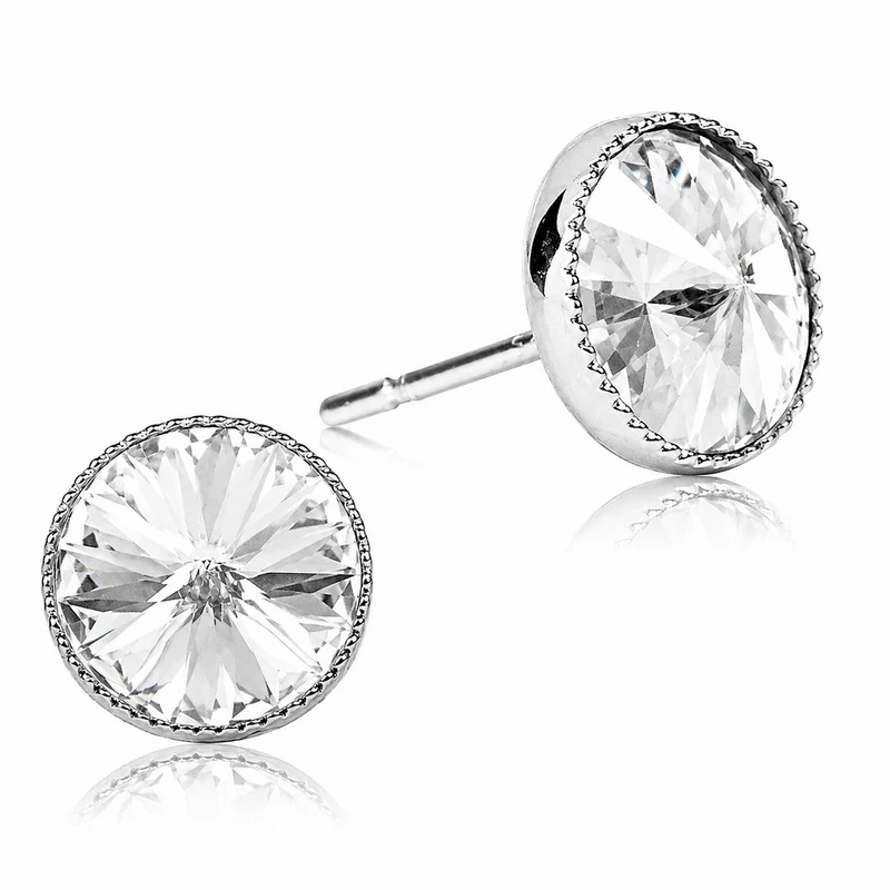 LUISIA® Solitär Ohrstecker "Joy" mit Kristallen von Swarovski® | Kristall