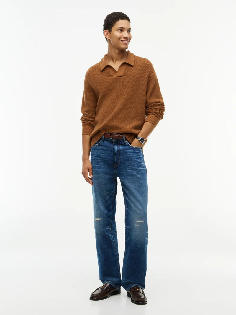 FISHERMAN RIB Pullover aus Wollmix