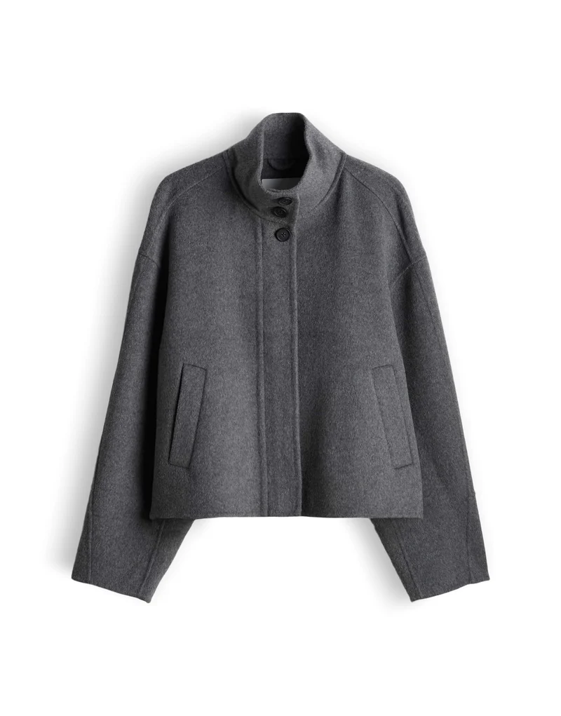 VARIELLE Jacke aus Woll-Kaschmir-Mix