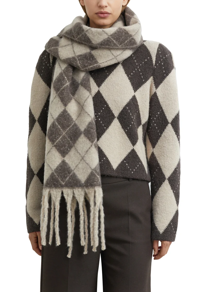 Schal mit Argyle-Muster
