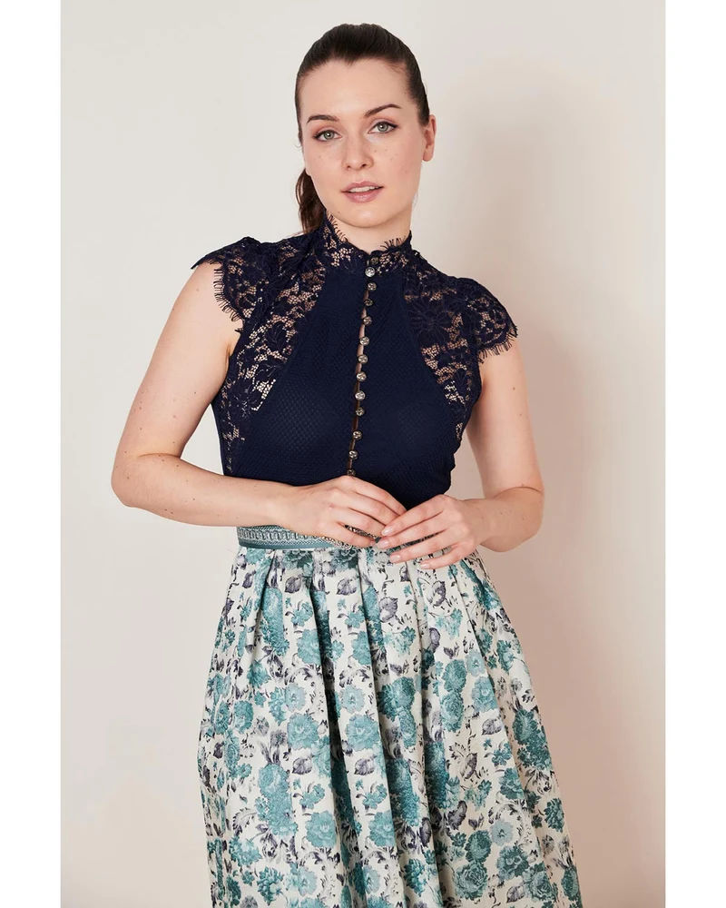 Krüger Collection Trachten Body "Millie" 282165 | Marine Dunkelblau