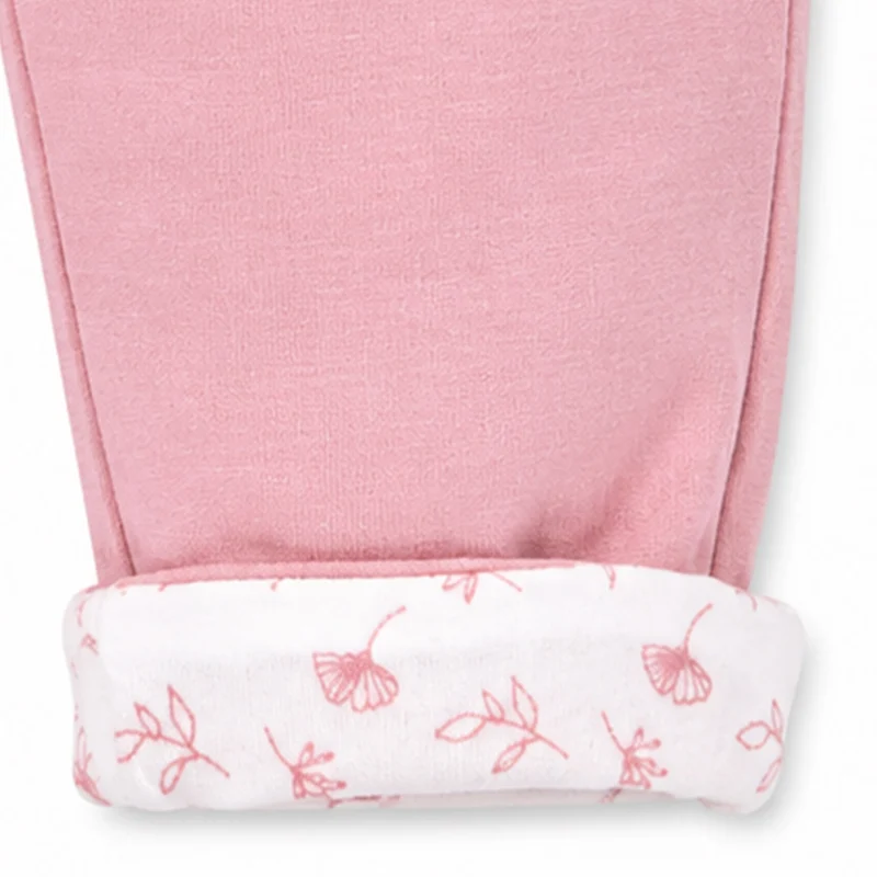 BONDI Baby Mädchen Wendehose Laufhose "Eule" 93734 | Rosewood Rosa