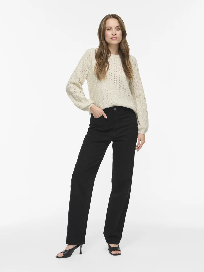 VILIGA Pointelle Strickpullover