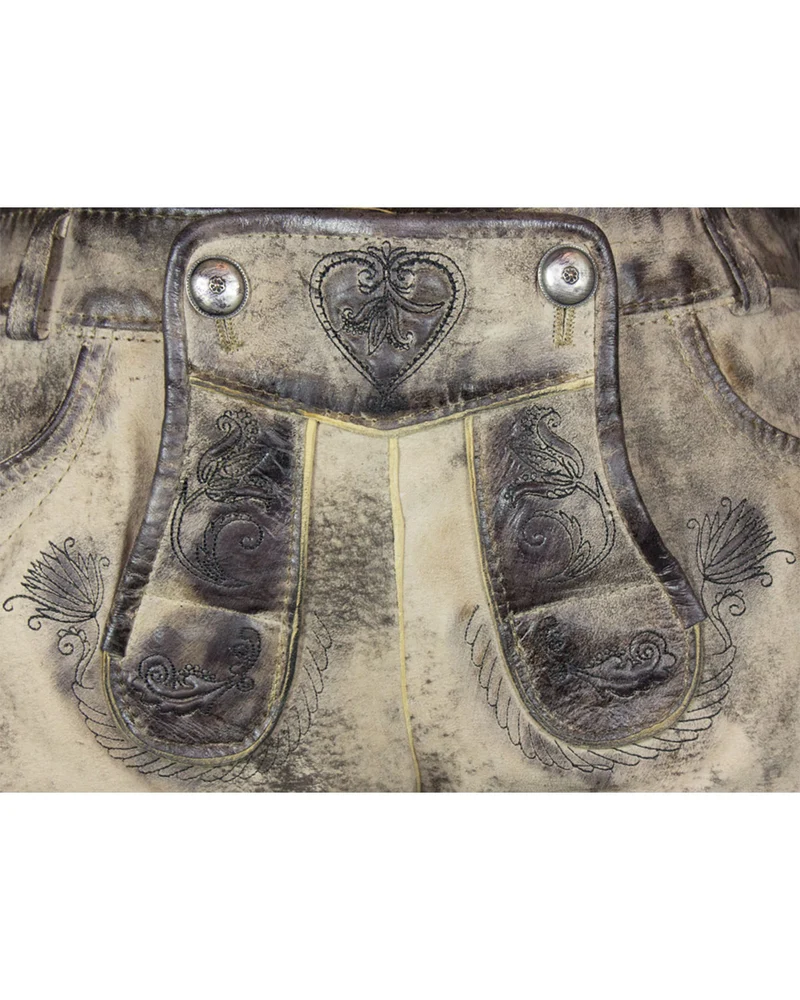Maddox Kurze Damen Lederhose "Griessee" | Ziller Metis