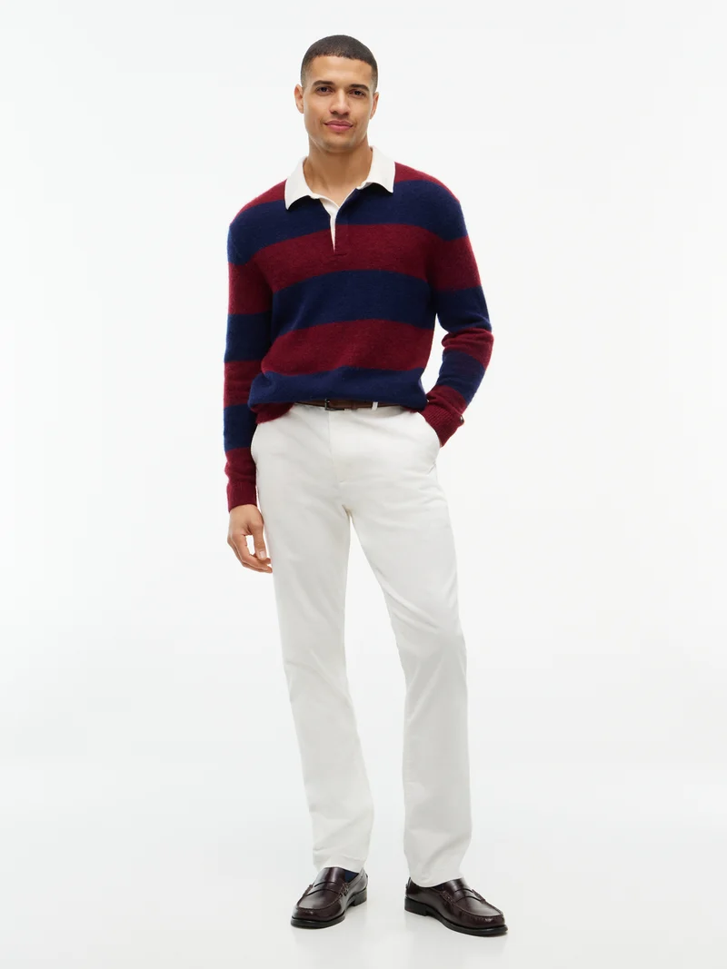 DENTON Slim Straight Leg Feincord-Chinos