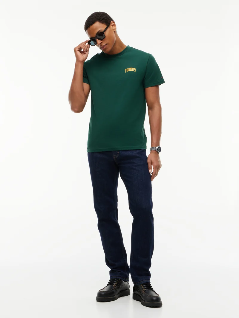 Slim Fit Jersey-T-Shirt mit Logo