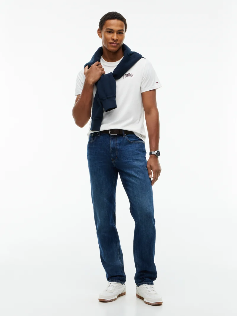 Slim Fit Jersey-T-Shirt mit Logo