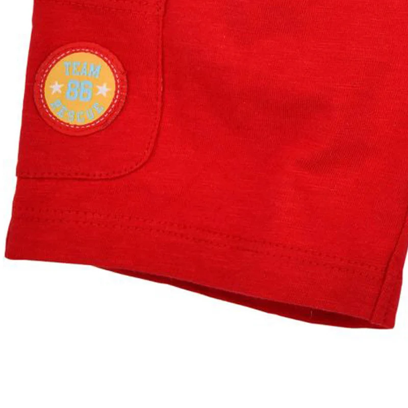 BONDI Baby Jungen Shorts "Rescue Team" 91484 - Rot | Kurze Kinder Hose Feuerwehr