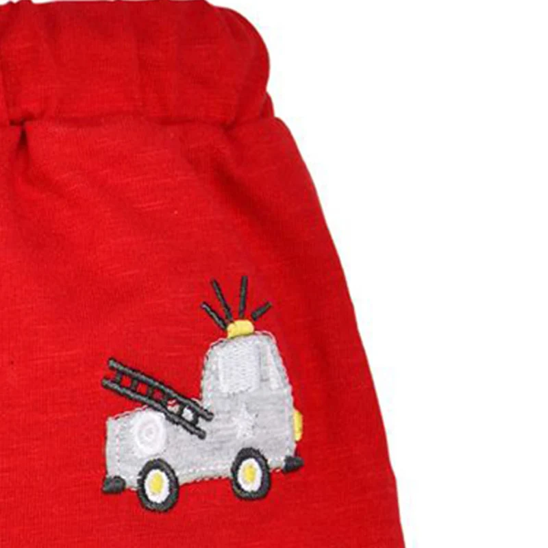 BONDI Baby Jungen Shorts "Rescue Team" 91484 - Rot | Kurze Kinder Hose Feuerwehr